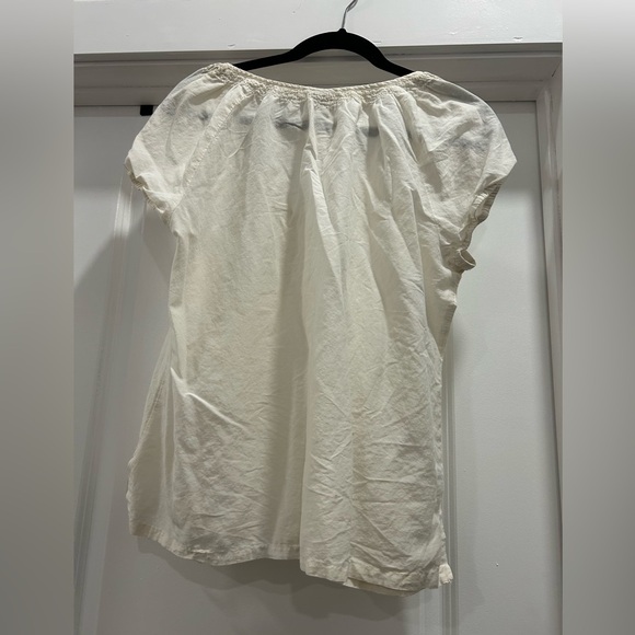 SPRIT women’s 12 cream button blouse - Picture 2 of 3